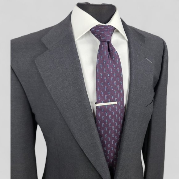 Ermenegildo Zegna Neiman Marcus Wool 2 Button Blazer 44L